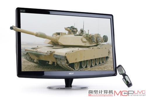 大尺寸、高亮度 Acer HN274H 3D显示器