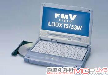 2000年，富士通发布了世界上首台内置64kb/s无线模块的笔记本电脑。