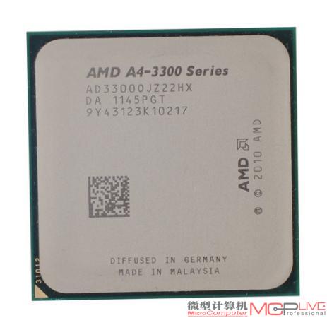 A4 3300 AMD高性价比APU评测预览