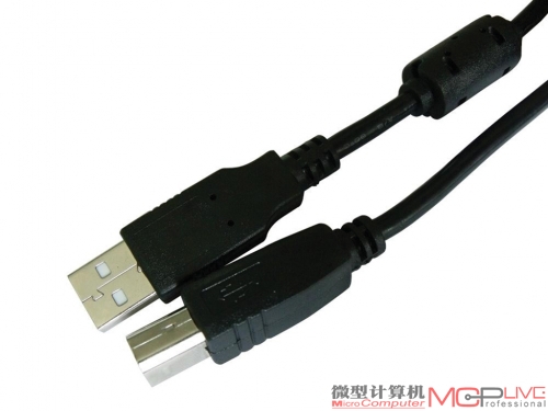 USB HID连接线，通常USB HID连接线会随机附带，只需一端与显示器连接，另一端与电脑USB连接即可。