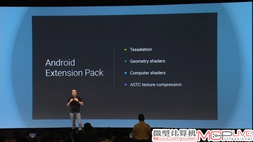 Android Extension Pack中加入了大量目前的安卓系统无法支持的新技术。