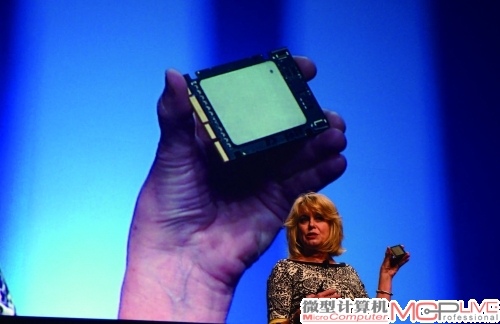 柏安娜女士在现场发布了将至强与Arria 10融为一体的“至强+FPGA”加速器